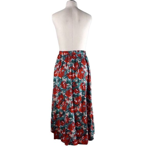 Anthropologie Porridge Miley Ruffled Floral Skirt NWOT Large - Picture 7 of 12